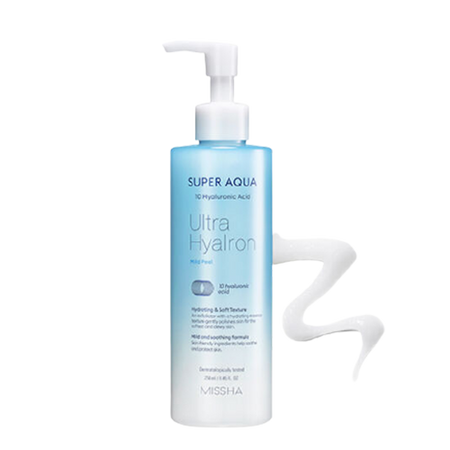 MISSHA, SUPER AQUA ULTRA HYALRON MILD PEEL 250ML