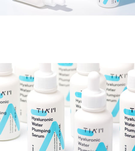 TIA’M - Hyaluronic Water Plumping Serum, Renewed - 40ml, 139 g, 8809416471853