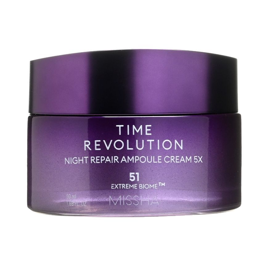MISSHA - Time Revolution Night Repair Ampoule Cream 5X, 50ml, 226 g, 8809747922048