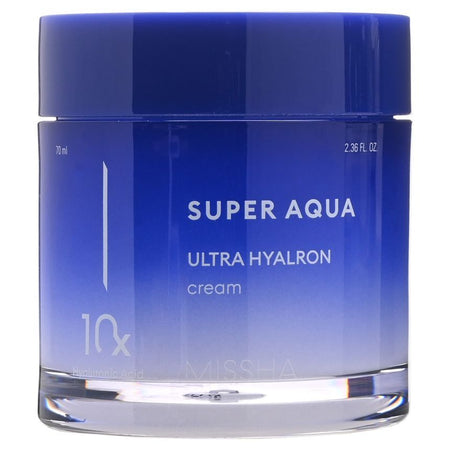 MISSHA - Super Aqua Ultra Hyalron Cream, 70ml, 184 g, 8809747928699