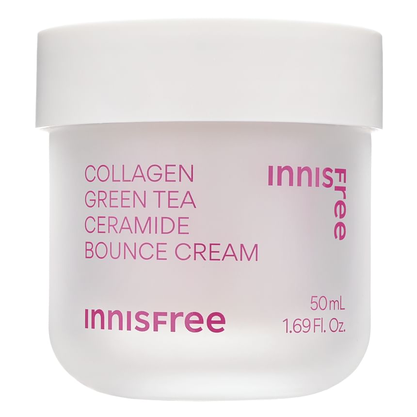 innisfree - Collagen Green Tea Ceramide Bounce Cream, 50ml, 216 g, 8809843691039