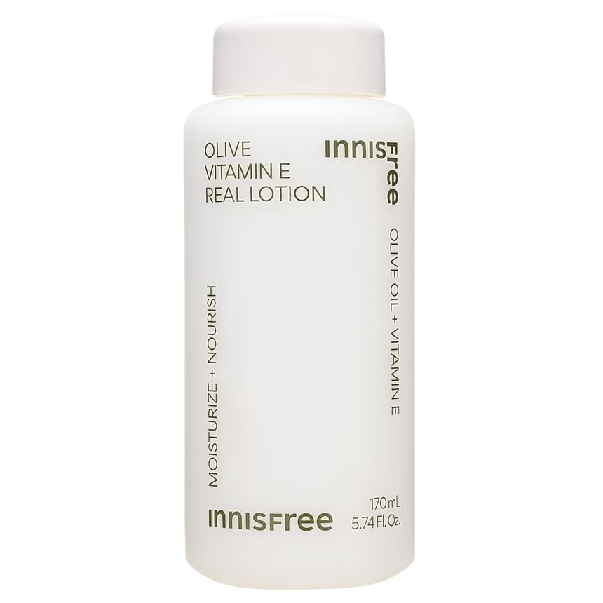 innisfree - Olive Vitamin E Real Lotion, 170ml, 225 g, 8809843690902