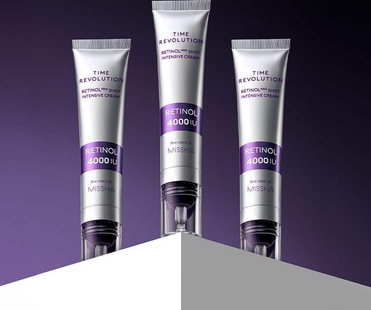 MISSHA - Time Revolution Retinol 4000 Shot Intensive Cream, 25ml, 70 g, 8809747957095