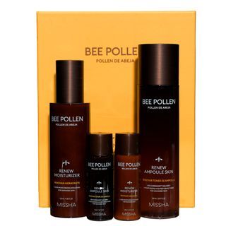MISSHA - Bee Pollen Renew Skincare Set, 4 pcs, 692 g, 8809643525299