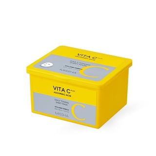 MISSHA - Vita C Plus Daily Toning Sheet Mask, 30 sheets, 700 g, 8809747952595