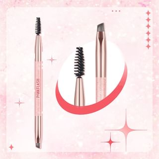 PINKFLASH - Dual-Ended Eyebrow Brush, #01 Eyebrow Brush - 1pc, 6 g, 6941845824403