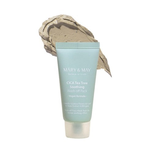 MARY&MAY, CICA TEATREE SOOTHING WASH OFF PACK 30G