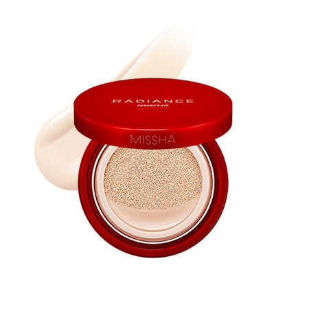 MISSHA, RADIANCE PERFECT FIT CUSHION FOUNDATION NO.21 VANILLA 15G