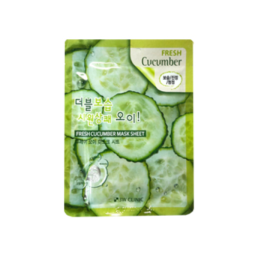 3W CLINIC, FRESH CUCUMBER MASK SHEET