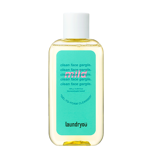 laundryou, CLEAN FACE GARGLE GEL-TO-FOAM CLEANSER MILD 160G