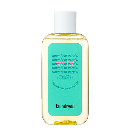 laundryou, CLEAN FACE GARGLE GEL-TO-FOAM CLEANSER MILD 160G