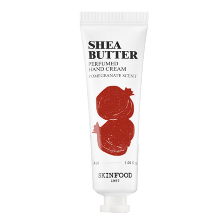 SKINFOOD, SHEA BUTTER PERFUMED HAND CREAM (POMEGRANATE SCENT) 30ML