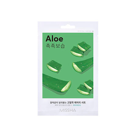 MISSHA, AIRY FIT SHEET MASK [ALOE]  (19G*20EA)