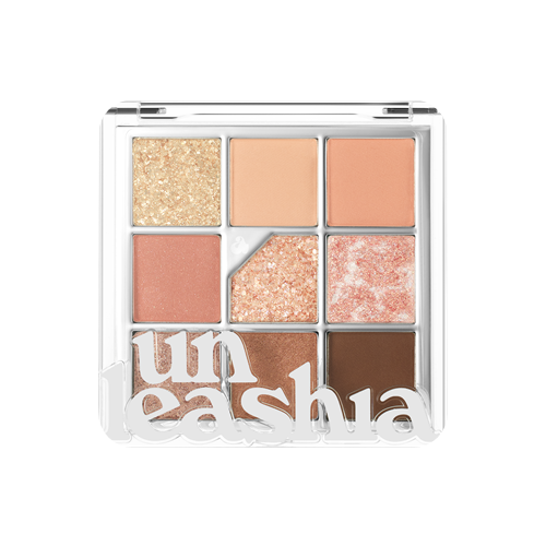 UNLEASHIA, GLITTERPEDIA EYE PALETTE 6.6G~7.6G, N°3 ALL OF CORALPINK