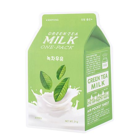 A'pieu, GREEN TEA MILK ONE-PACK