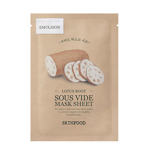 SKINFOOD, LOTUS ROOT SOUS VIDE MASK SHEET (LOTUS ROOT) 20G