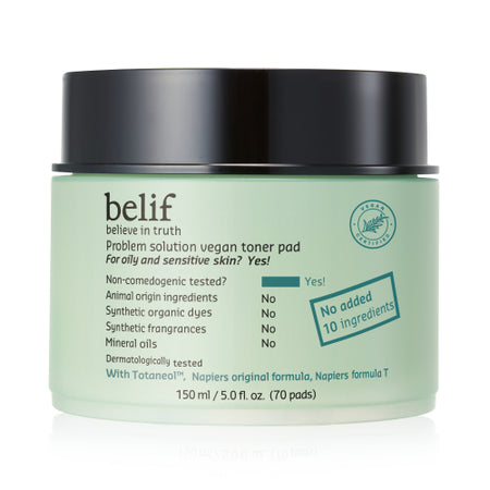 belif, PROBLEM SOLUTION VEGAN TONER PAD (70EA)150ML