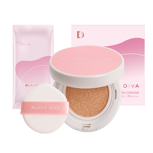 BLANC DIVA, GLOW ON CUSHION SET #21 VANILLA (13G*2EA)