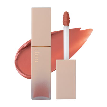 thim, SATIN LIP GLAZE 02 HAZE CORAL 6G