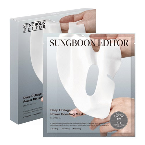 SUNGBOON EDITOR, DEEP COLLAGEN POWER BOOSTING MASK (37G*4EA)