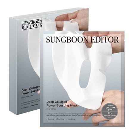 SUNGBOON EDITOR, DEEP COLLAGEN POWER BOOSTING MASK (37G*4EA)