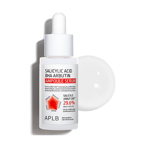 APLB, SALICYLIC ACID BHA ARBUTIN AMPOULE SERUM 40ML