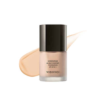 VIDIVICI, LONGWEAR ALL DAY COMFORT FOUNDATION 25 CAMEL 30ML