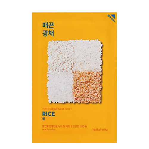 HOLIKA HOLIKA, PURE ESSENCE MASK SHEET RICE