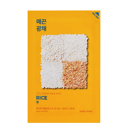 HOLIKA HOLIKA, PURE ESSENCE MASK SHEET RICE