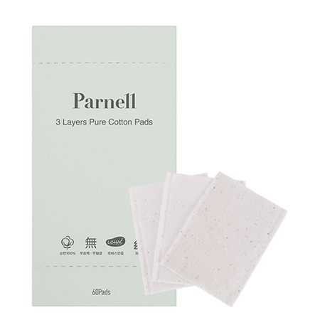 Parnell, 3 LAYERS PURE COTTON PADS 60EA