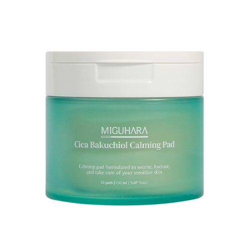 MIGUHARA, CICA BAKUCHIOL CALMING PAD (70EA)150ML