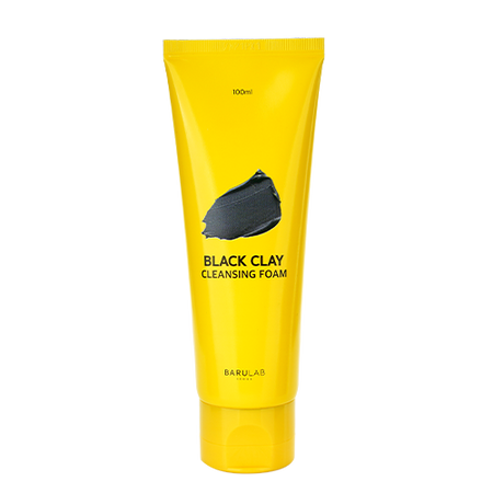 BARULAB, BLACK CLAY CLEANSING FOAM 100ML