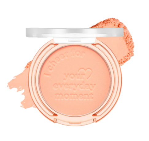 PERIPERA, PURE BLUSHED SUNSHINE CHEEK 019 ENJOY CORAL 4.2G