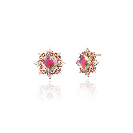 WING BLING, LUMIE EARRING OR CLIP-ON EARRING, LUMIE PINK EARRING