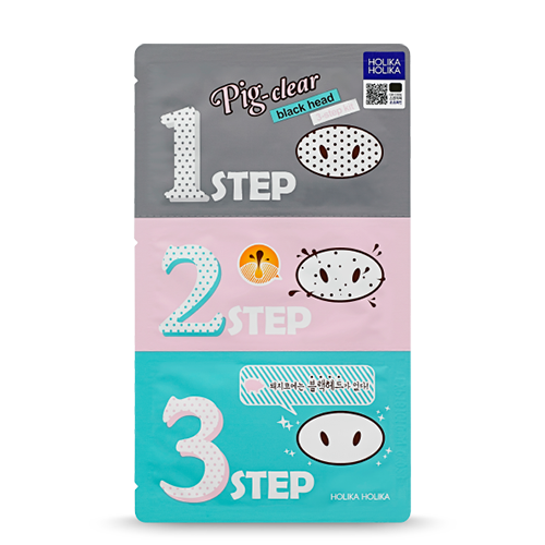 HOLIKA HOLIKA, PIG CLEAR BLACK HEAD 3-STEP KIT