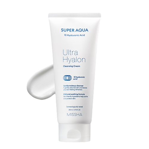 MISSHA, SUPER AQUA ULTRA HYALRON CLEANSING CREAM 200ML