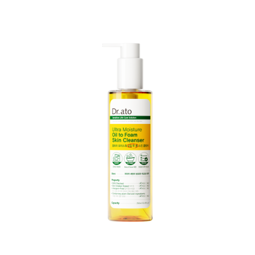 Dr.ato, ULTRA MOISTURE OIL TO FORM SKIN CLEANSER 250ML
