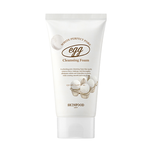 SKINFOOD, EGG WHITE PERFECT PORE CLEANSING FOAM 150ML