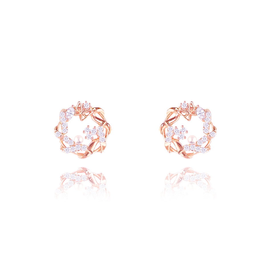 WING BLING, HEIMISH EARRING OR CLIP-ON EARRING, HEIMISH PINK EARRING