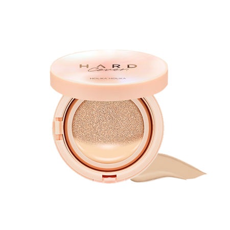 HOLIKA HOLIKA, HARD COVER PERFECT CUSHION EX SPF50+ PA++++ (14G*2EA), 04 HONEY