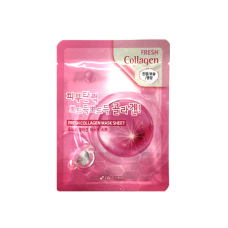 3W CLINIC, FRESH COLLAGEN MASK SHEET