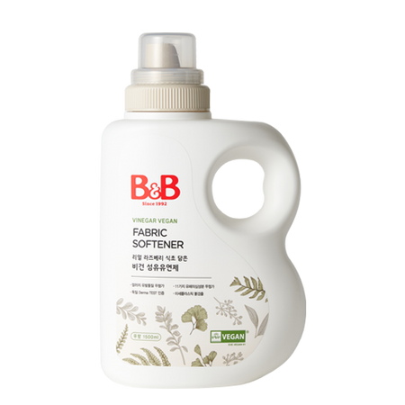 B&B, VEGAN BABY FABRIC SOFTENER BOTTLE 1500ML