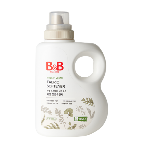 B&B, VEGAN BABY FABRIC SOFTENER BOTTLE 1500ML