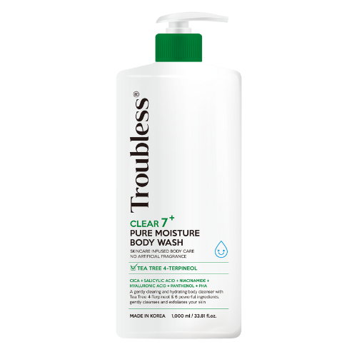 Troubless, CLEAR 7 PLUS PURE MOISTURE BODY WASH 1,000ML