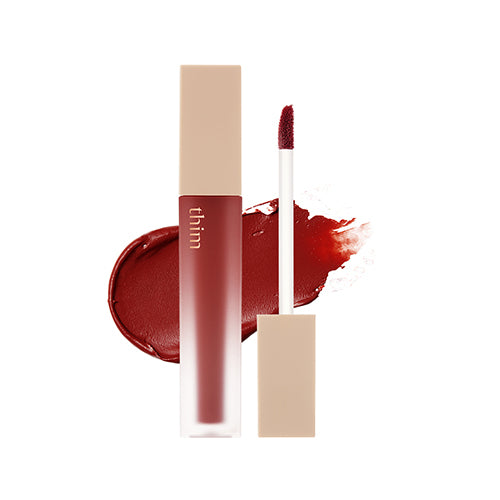 thim, SHEER MATTE LIQUID LIP, 04 PETAL RED