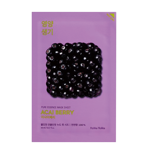 HOLIKA HOLIKA, PURE ESSENCE MASK SHEET ACAIBERRY