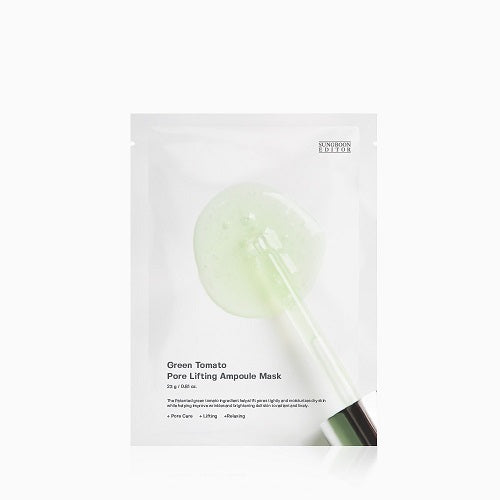 SUNGBOON EDITOR, GREEN TOMATO PORE LIFTING AMPOULE MASK 23G