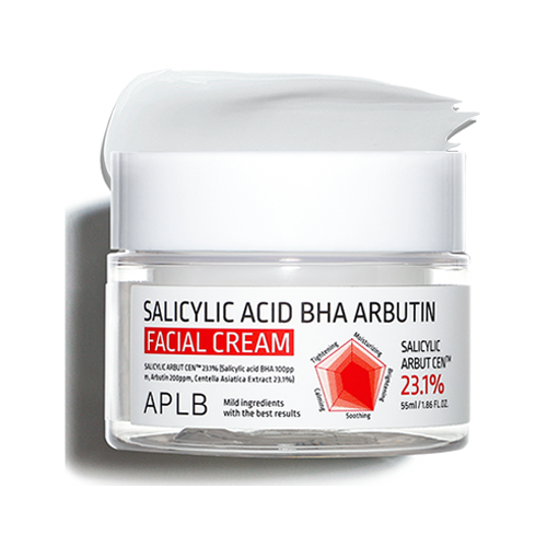 APLB, SALICYLIC ACID BHA ARBUTIN FACIAL CREAM 55ML