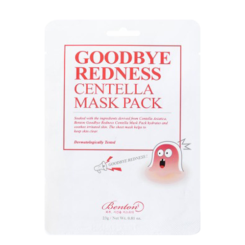 Benton, GOODBYE REDNESS CENTELLA MASK PACK (23G*1EA)