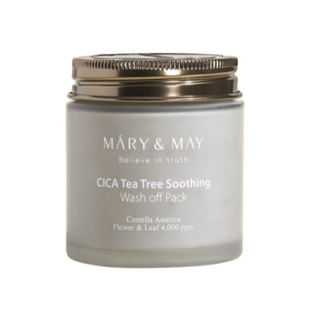 MARY&MAY, CICA TEATREE SOOTHING WASH OFF PACK 125G